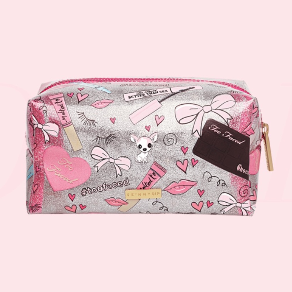 🆕 TOO FACED X SKINNYDIP LONDON MAKEUP BAG🆕